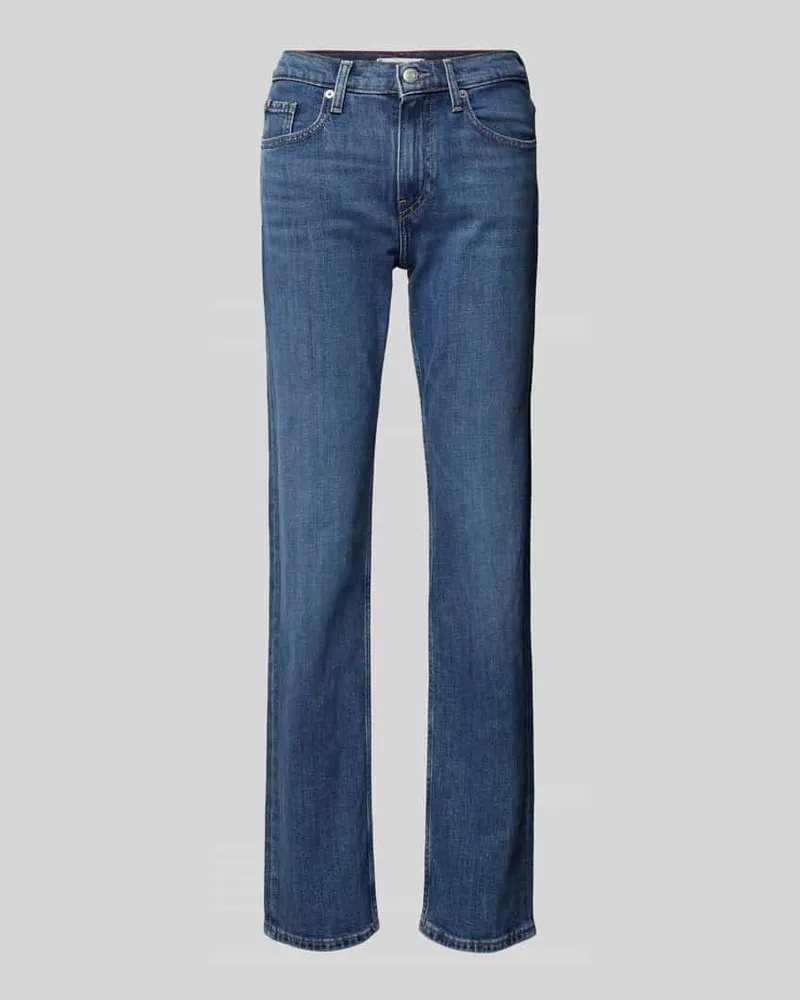 Tommy Hilfiger Classic Straight Fit Jeans im 5-Pocket-Design Jeansblau