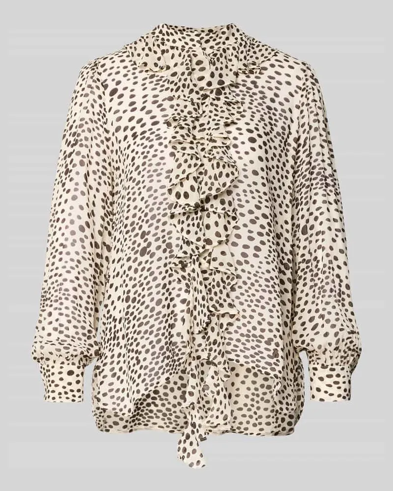 MARELLA Relaxed Fit Bluse aus reiner Viskose Modell 'Canapa Offwhite