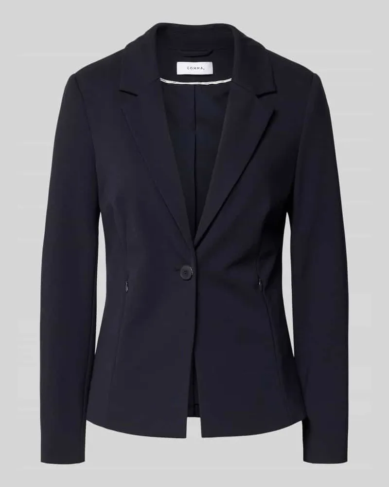 COMMA Blazer mit Reverskragen Dunkelblau