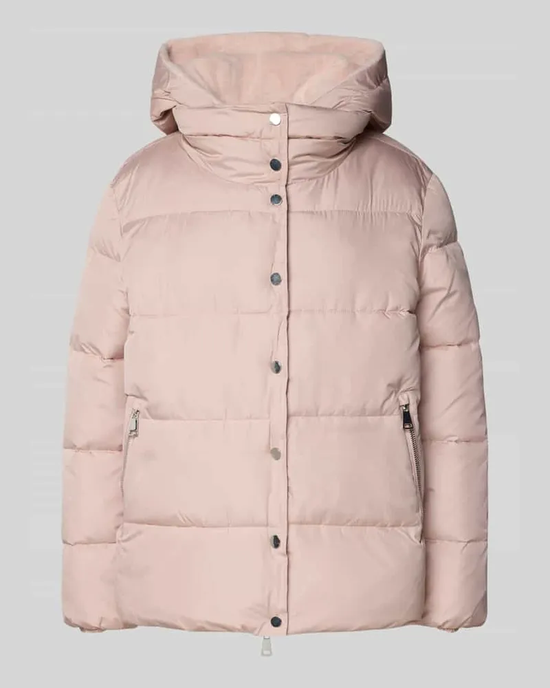 White Label Steppjacke mit Kapuze Altrosa