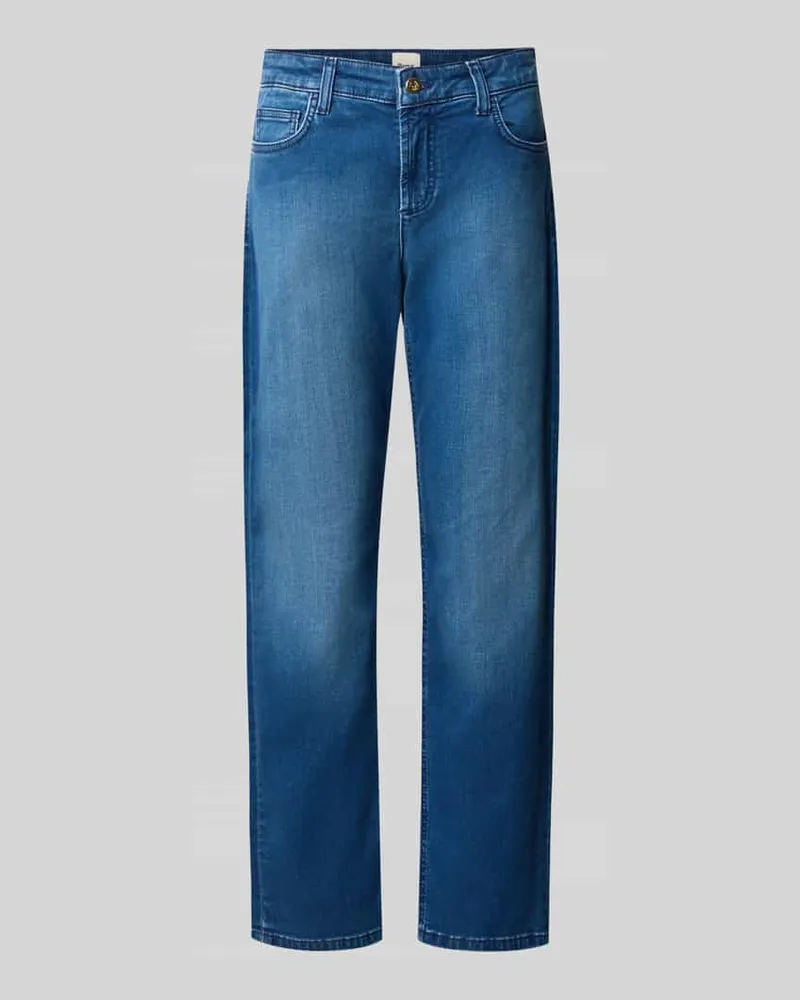 Brax Regular Fit Straight Fit Jeans mit Dark Wash Blau