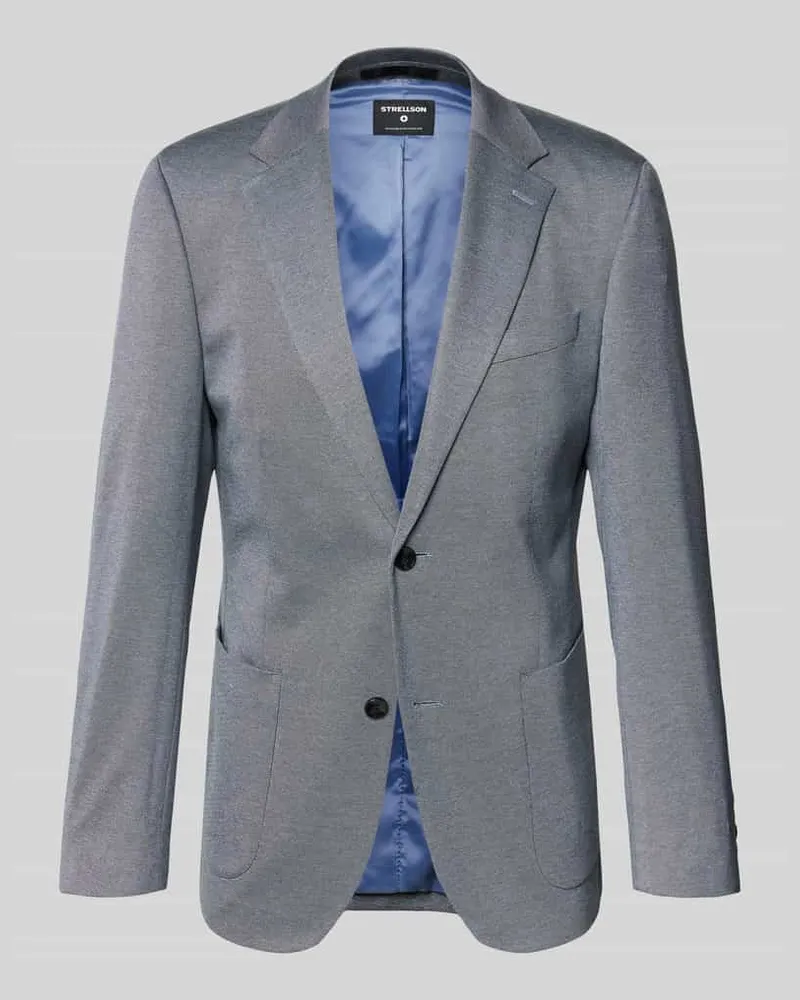 Strellson Slim Fit Anzugsakko aus Viskose-Mix Modell 'ARNDT4-J 2 Blau