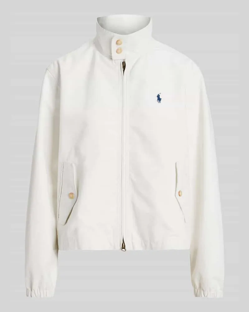 Ralph Lauren Regular Fit Blouson aus reiner Baumwolle Weiss
