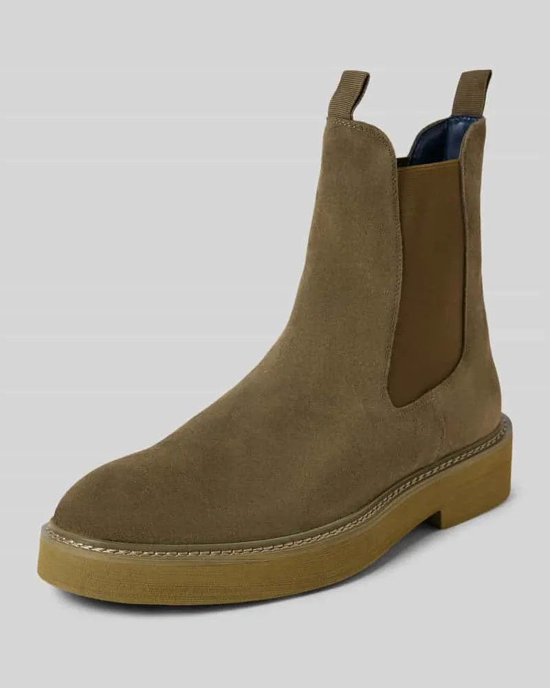 Steve Madden Chelsea Boots mit Zugschlaufen Modell 'BRANTLEY Beige