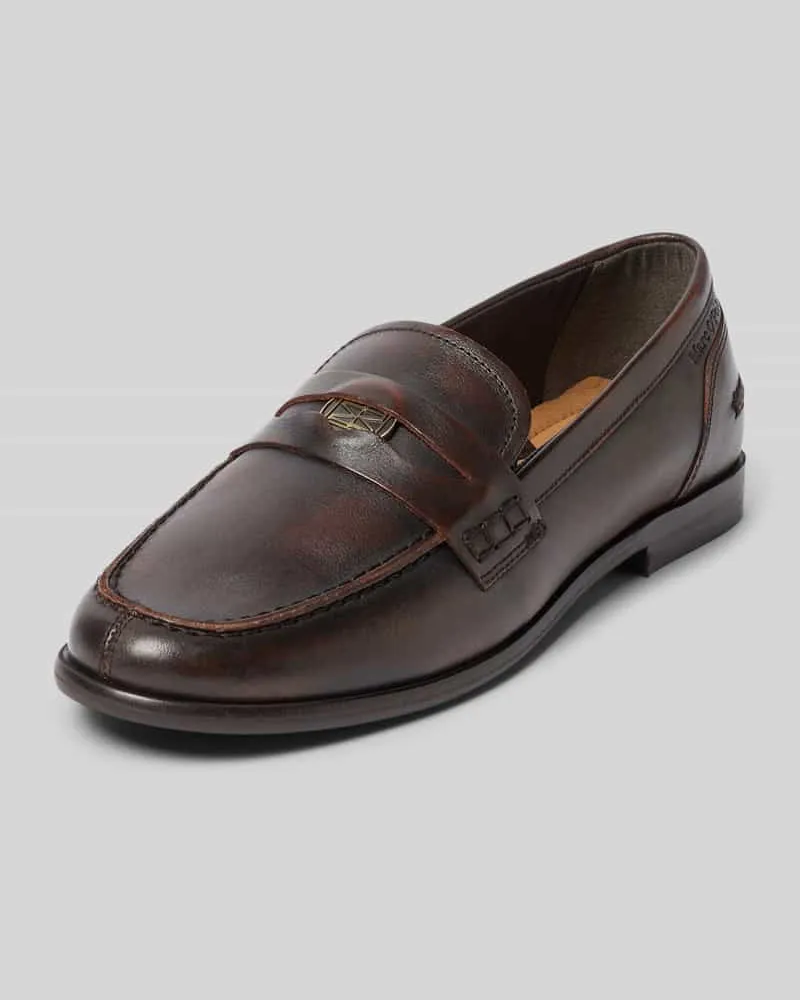 Marc O'Polo Loafer aus echtem Rindsleder Modell 'Fiona 7 Dunkelbraun