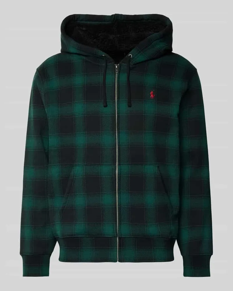 Ralph Lauren Sweatjacke mit Kapuze Dunkelgruen