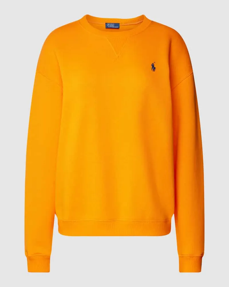 Ralph Lauren Sweatshirt mit Logo-Stitching Orange