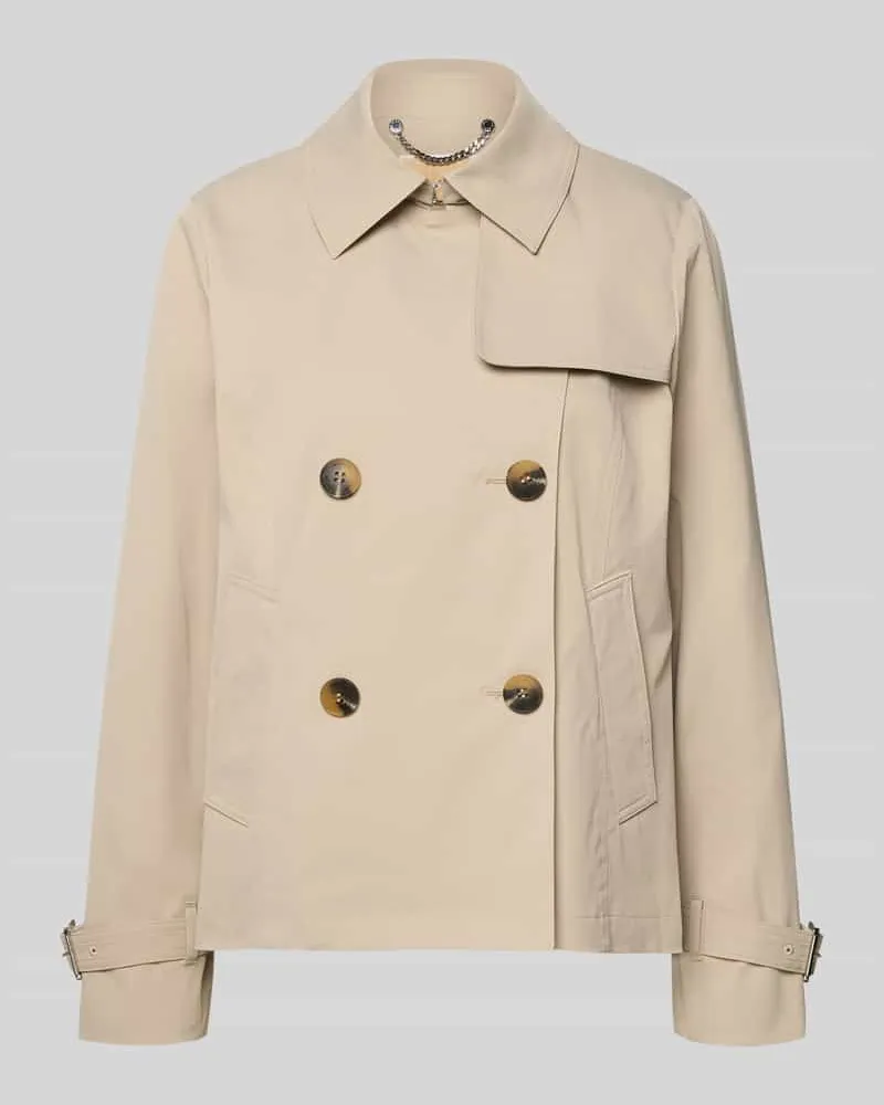 Michael Kors Trenchcoat mit Knopfverschluss Sand
