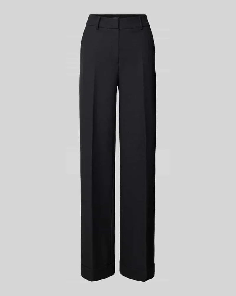 Cambio Stoffhose mit französischen Eingrifftaschen Modell 'GRACE Anthrazit