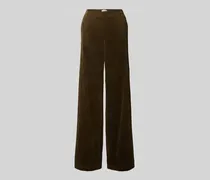 Wide Leg Cordhose aus reiner Baumwolle