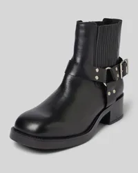 Steve Madden Boots aus Leder mit Blockabsatz Modell 'BREAKER Black