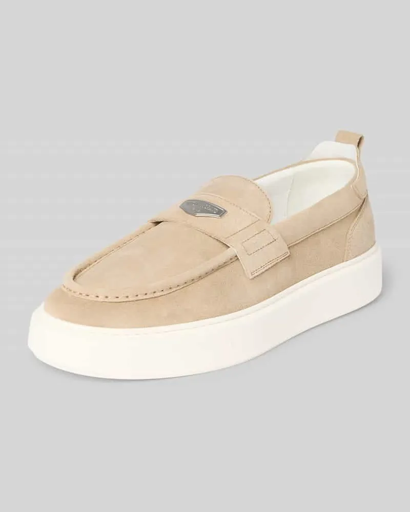 Antony Morato Loafer mit Label-Detail Modell 'ROWAN Beige