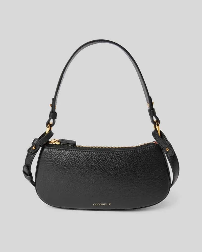 Coccinelle Handtasche mit Label-Detail Modell 'MERVEILLE Black