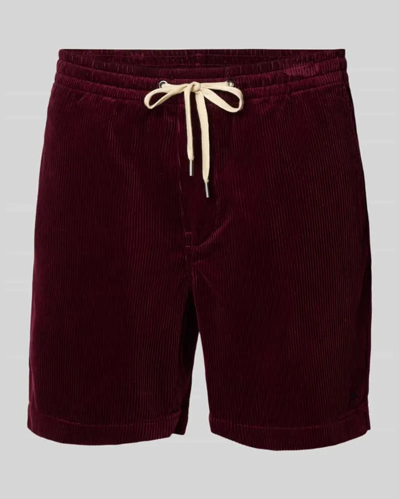Ralph Lauren Classic Fit Shorts mit elastischem Bund Bordeaux