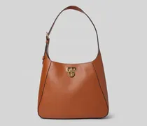 Lederhandtasche mit Label-Anhänger Modell 'TANNER