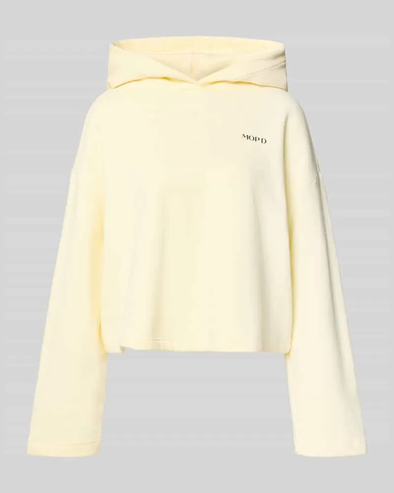 Marc O'Polo Boxy Fit Hoodie aus reiner Baumwolle Ecru