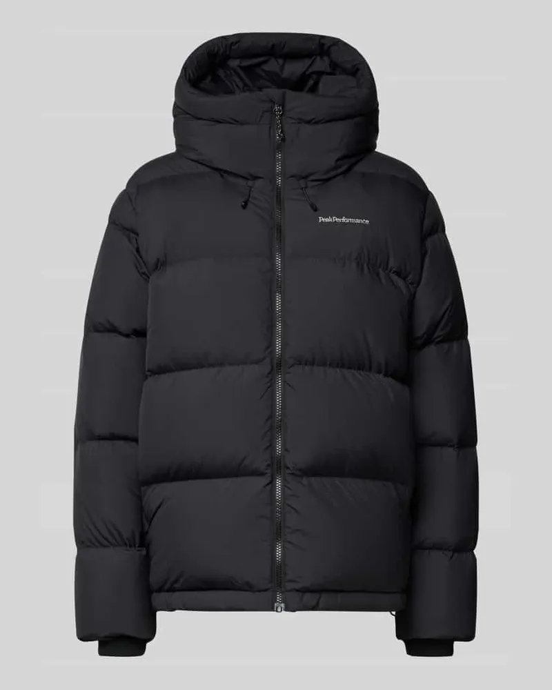 Peak Performance Regular Fit Steppjacke mit Logo-Stitching Modell 'Rivel Black