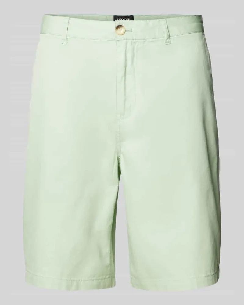 Scotch&Soda Bermudas in unifarbenem Design Modell 'STUART Mint