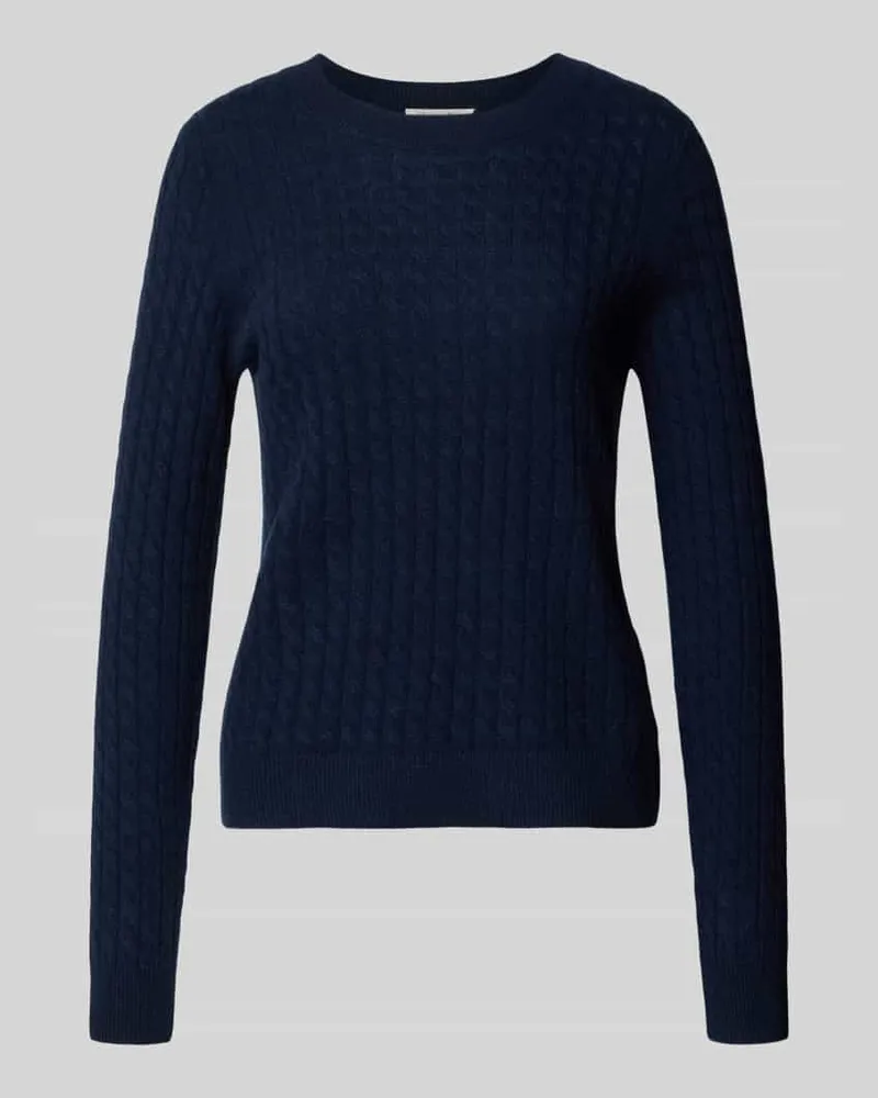 Christian Berg Strickpullover aus reinem Kaschmir Dunkelblau