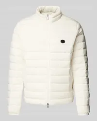 Emporio Armani Steppjacke mit Label-Patch Offwhite