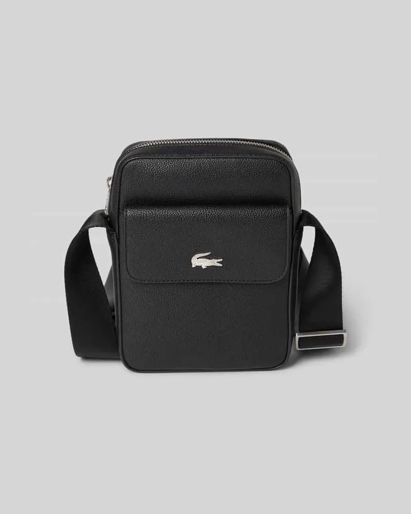 Lacoste Umhängetasche mit Label-Applikation Black