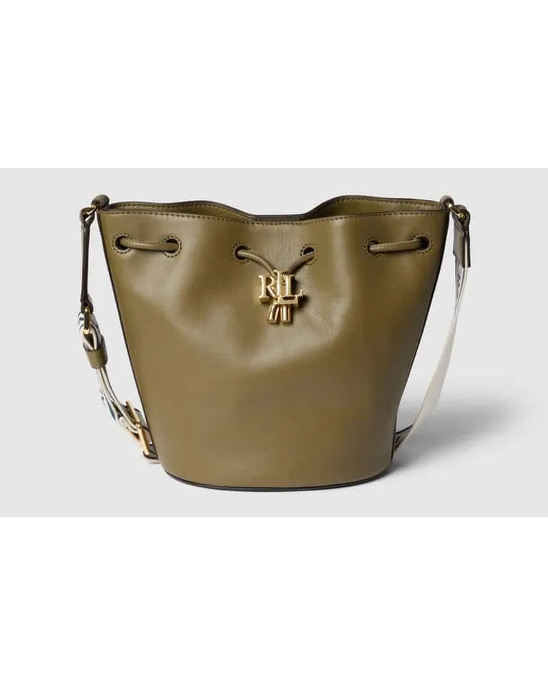 Ralph Lauren Bucket Bag mit Label-Detail Modell 'ANDIE Oliv