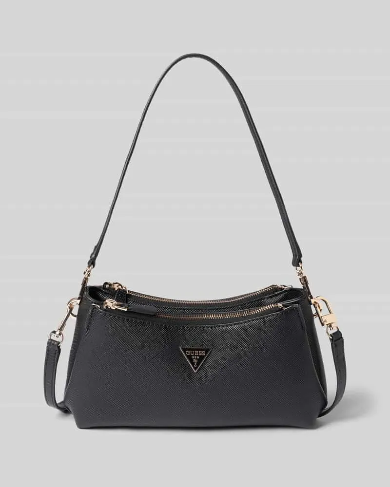 Guess Shoulder Bag in Leder-Optik Modell 'NOELLE Black