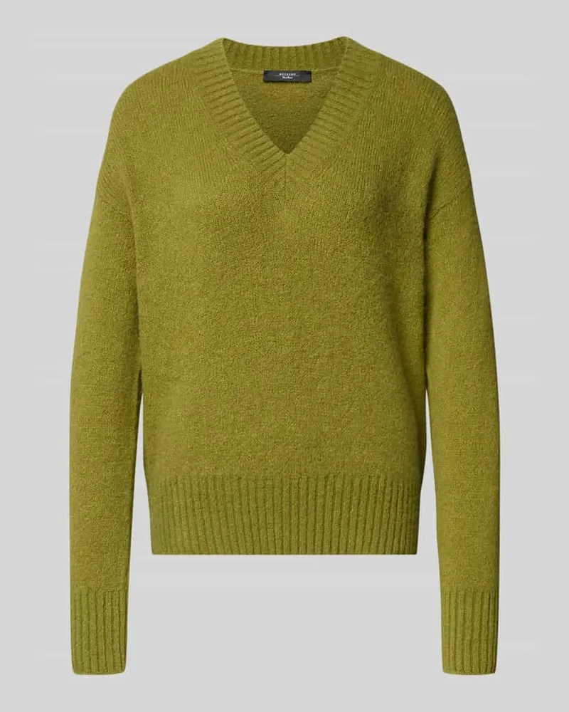 Max Mara Comfort Fit Strickpullover aus Woll-Mix Modell 'VISITA Grass