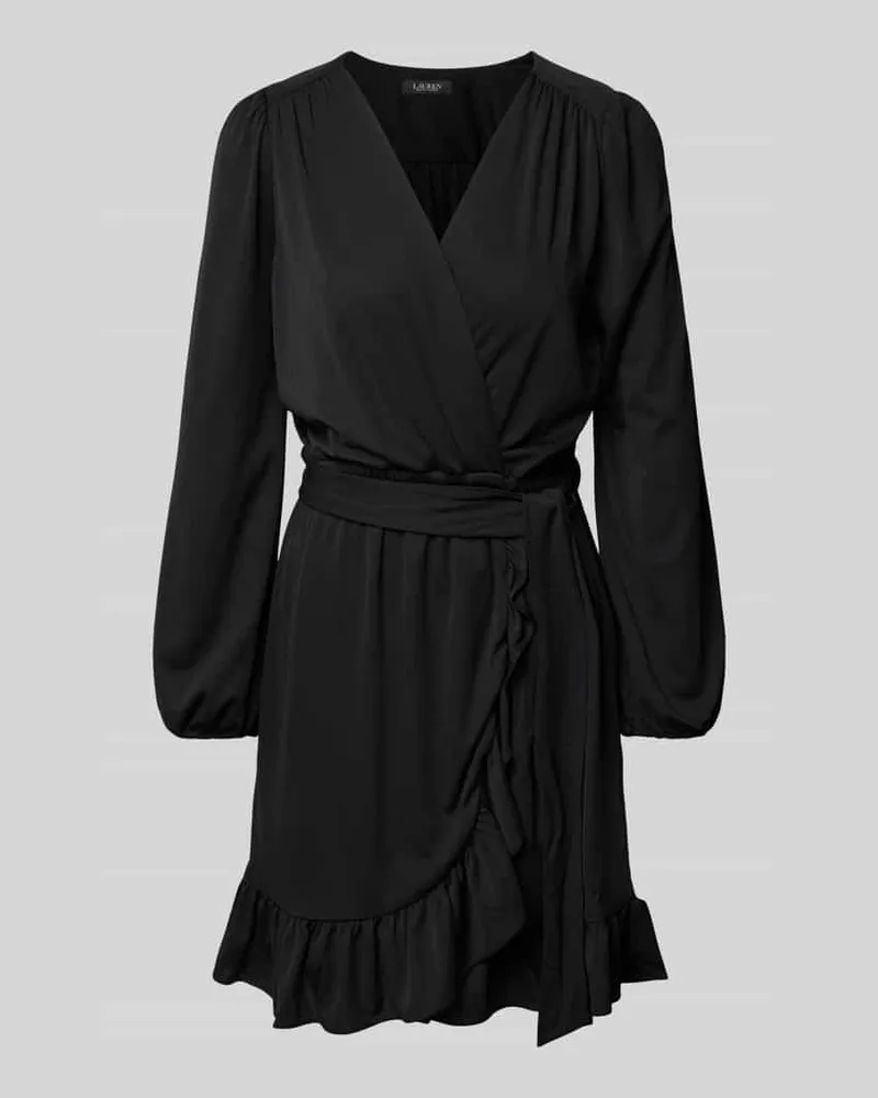Ralph Lauren Minikleid mit Bindegürtel Modell 'SAYURI Black