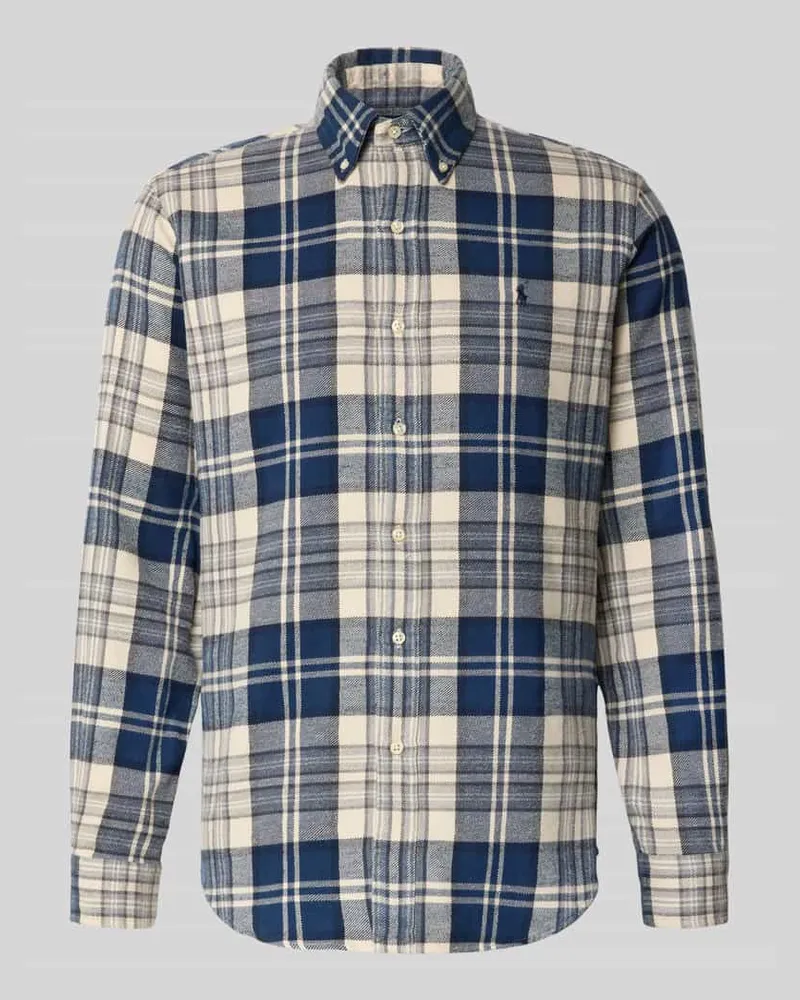 Ralph Lauren Freizeithemd mit Knopfleiste Offwhite