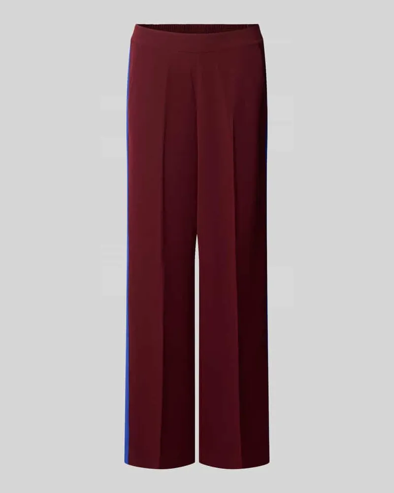 Essentiel Stoffhose mit Bundfalte Modell 'KARMIC Bordeaux
