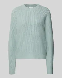 Calvin Klein Strickpullover mit Rundhalsausschnitt Rauchblau