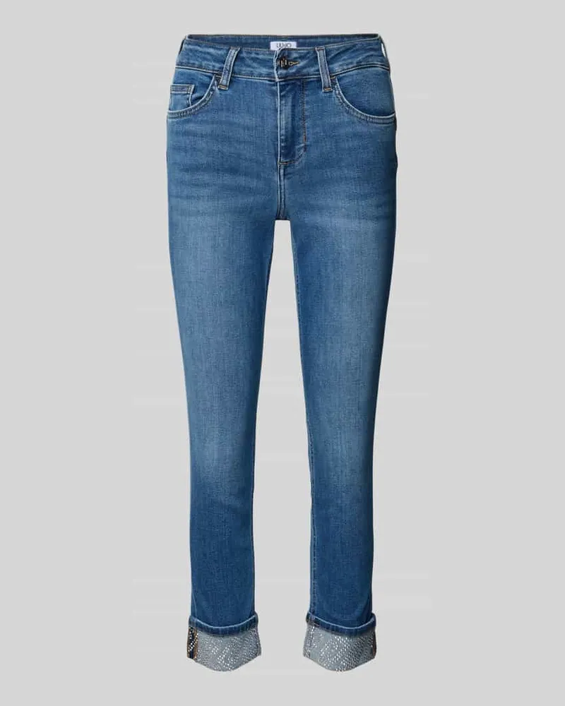 Liu Jo Jeans mit Eingrifftaschen Modell 'MONROE Jeansblau