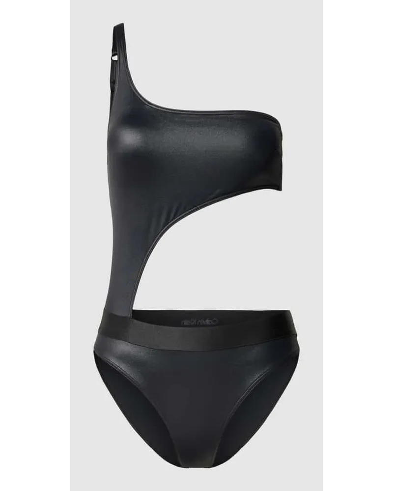 Calvin Klein Badeanzug mit Cut Out Modell 'CK REFINED Black