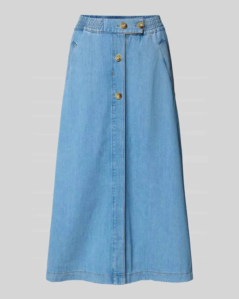 Mos Mosh Jeansrock mit Leistentaschen Modell 'Marti Blau