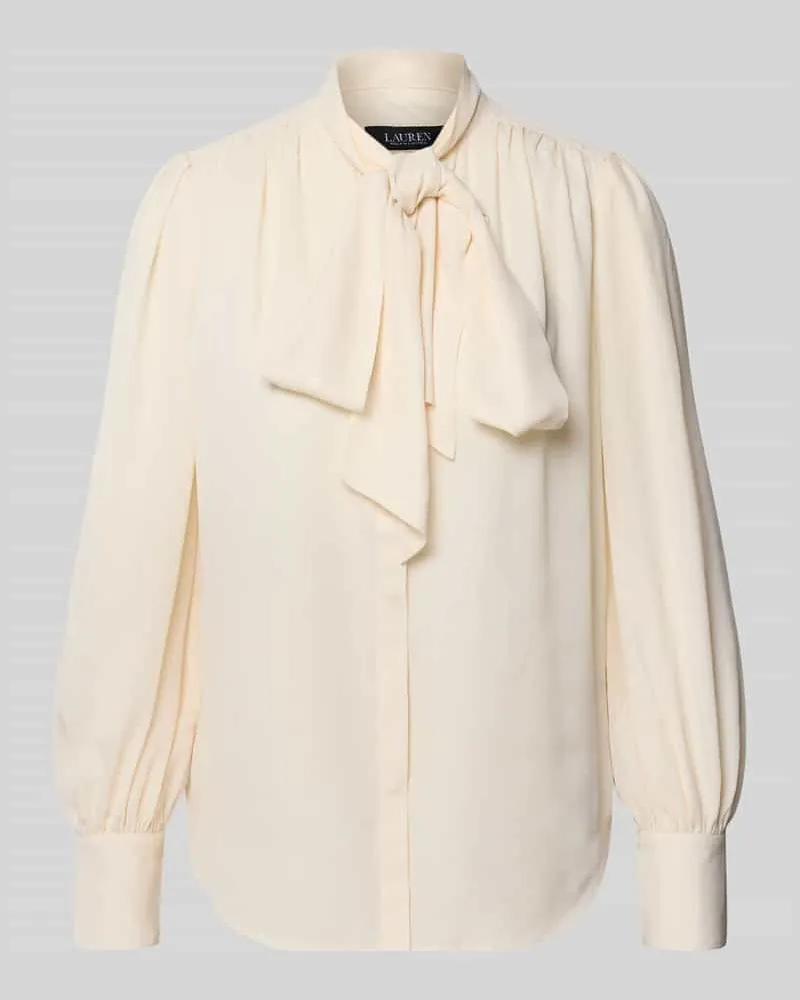 Ralph Lauren Schluppenbluse mit Schleifen-Detail Modell 'KLARYCE Sand
