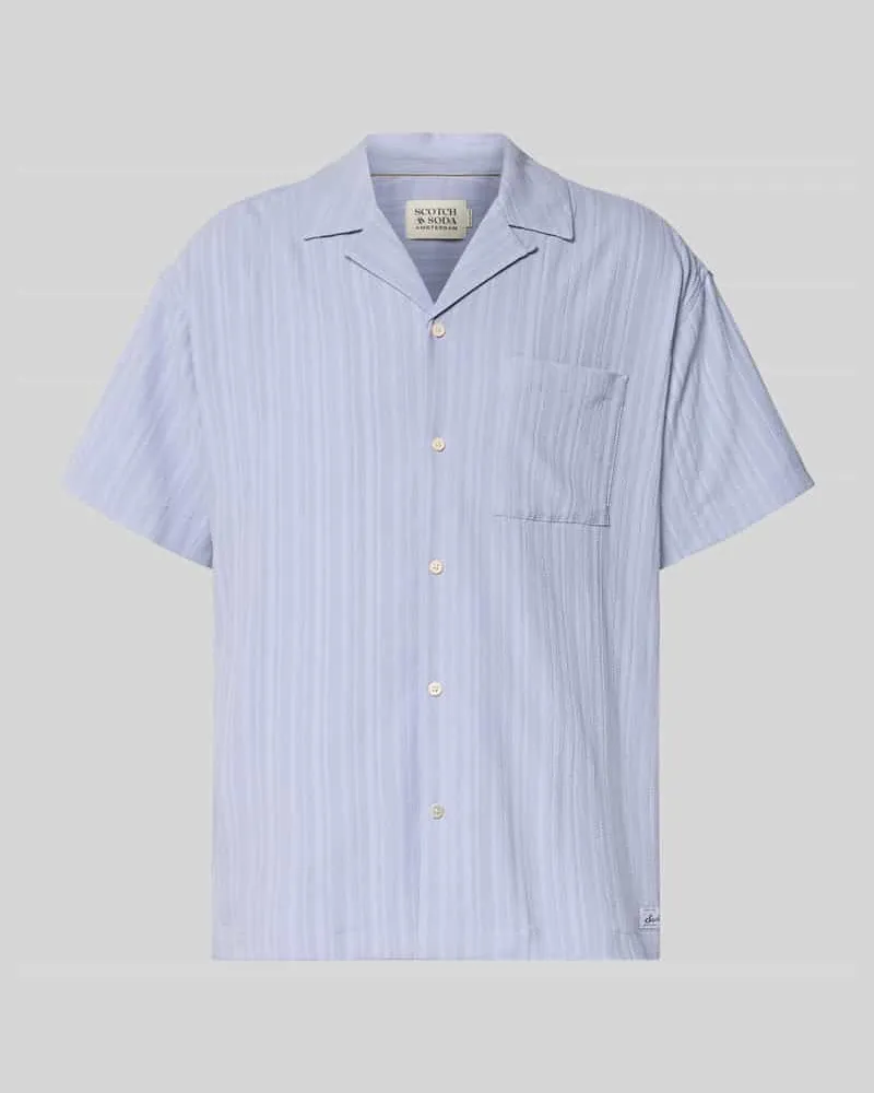 Scotch&Soda Freizeithemd mit Reverskragen Lavender