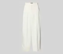 Wide Fit Stoffhose aus Viskose-Mix mit Bundfalten