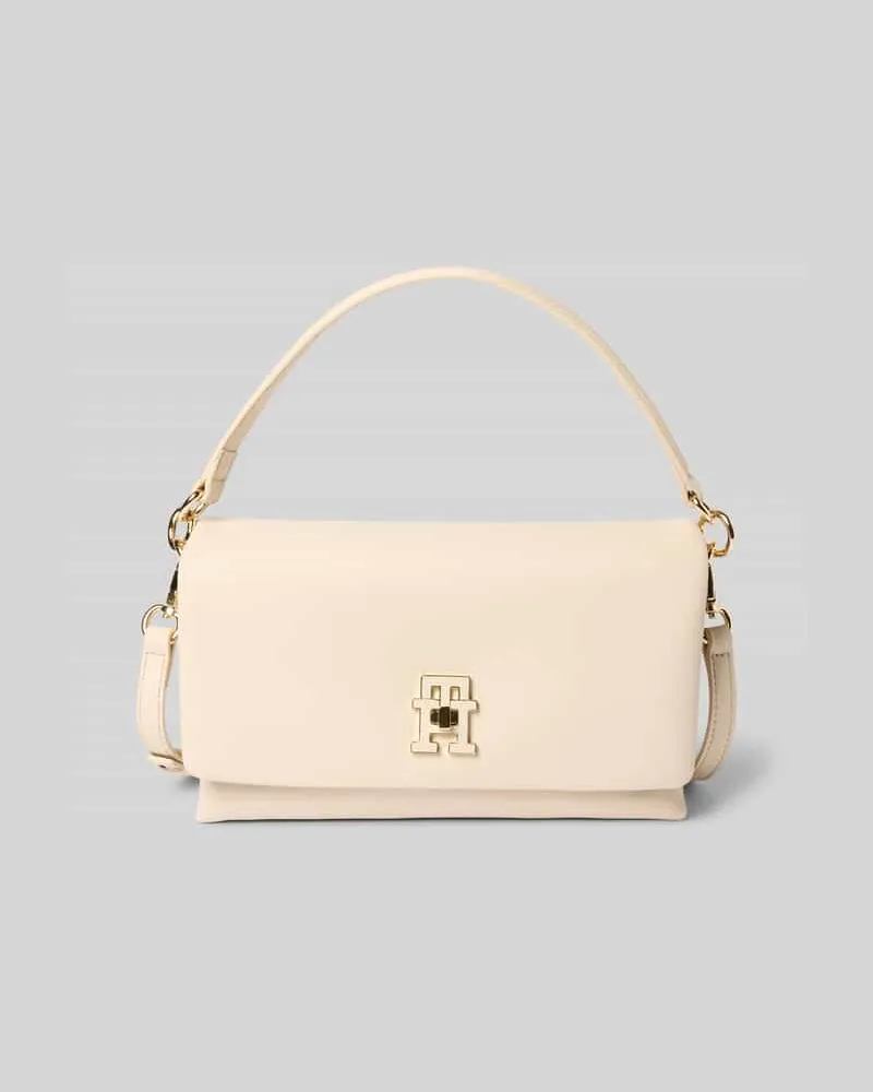 Tommy Hilfiger Umhängetasche mit Turnlock Ecru