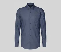 Slim Fit Businesshemd aus Lyocell-Baumwoll-Mix Modell 'HANK