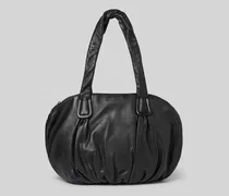 Shopper aus echtem Leder mit Logo-Prägung Modell 'Lucy