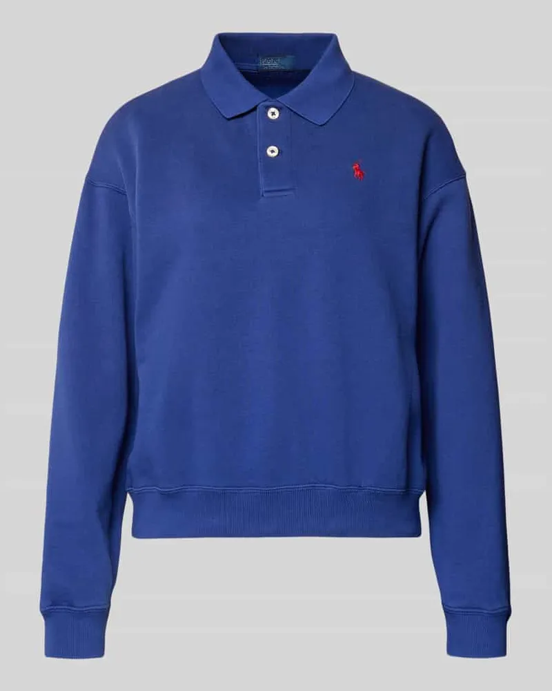 Ralph Lauren Regular Fit Sweatshirt aus Baumwoll-Mix Royal