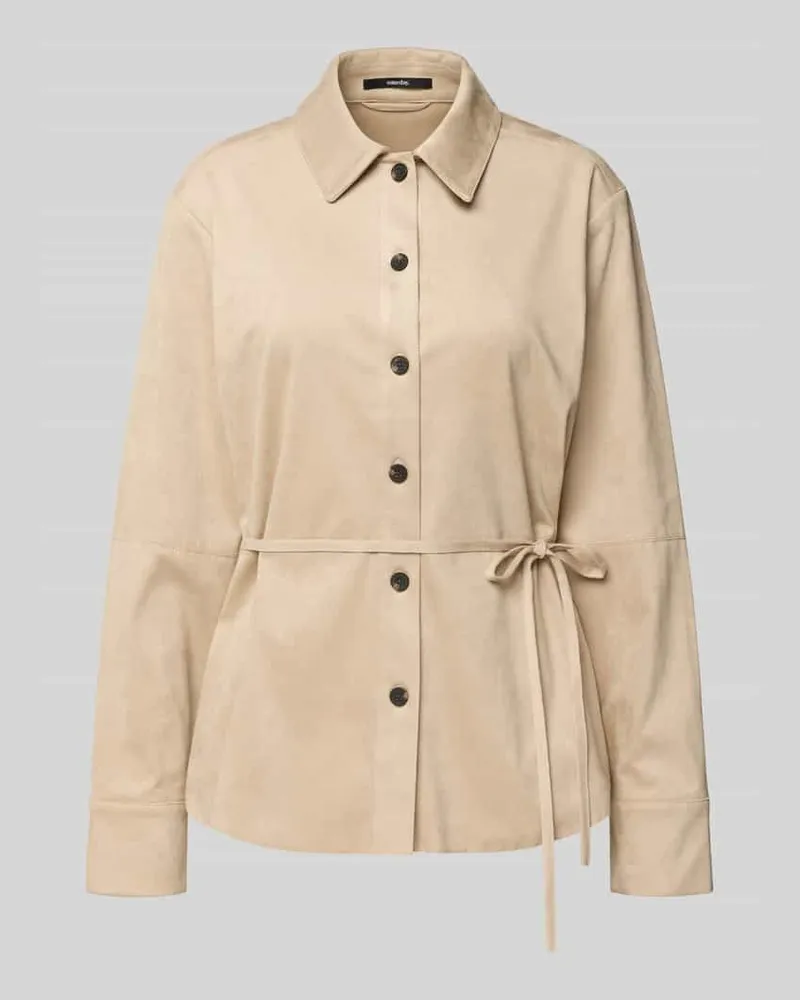 someday. Bluse mit Bindegürtel Modell 'Zyla Beige