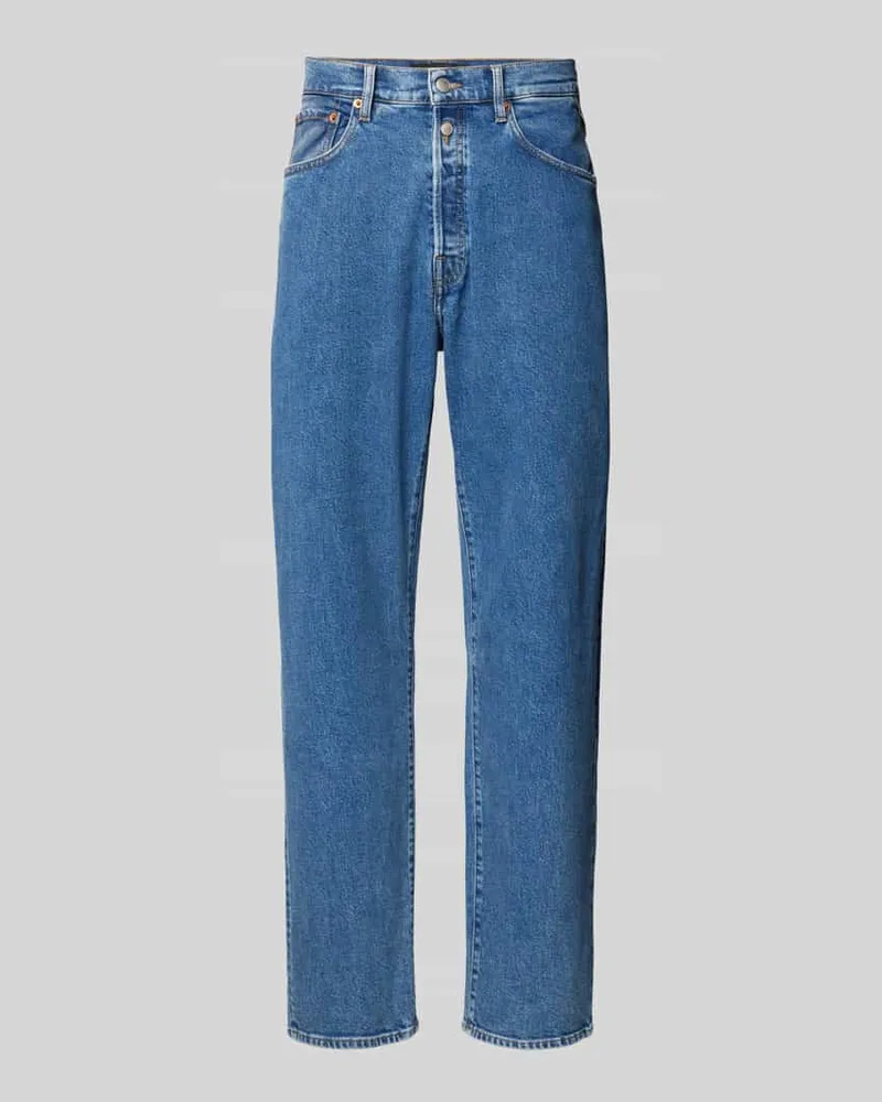 Replay Straight Fit Jeans im 5-Pocket-Design Modell '901 Jeansblau