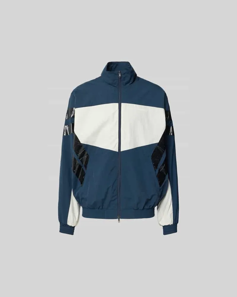 VETEMENTS Trainingsjacke mit Stehkragen Blau