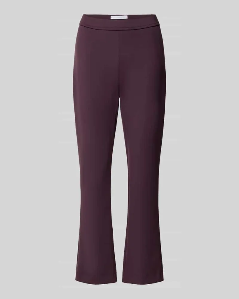 RAFFAELLO ROSSI  Regular Fit Schlaghose in 7/8 Länge Modell 'MACY Bordeaux