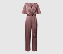 Jumpsuit in Wickel-Optik