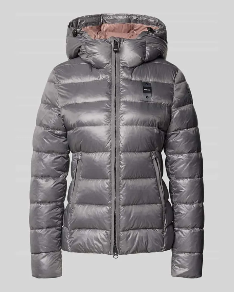 Blauer Jacke in Stepp-Optik Modell 'CAROLL Anthrazit