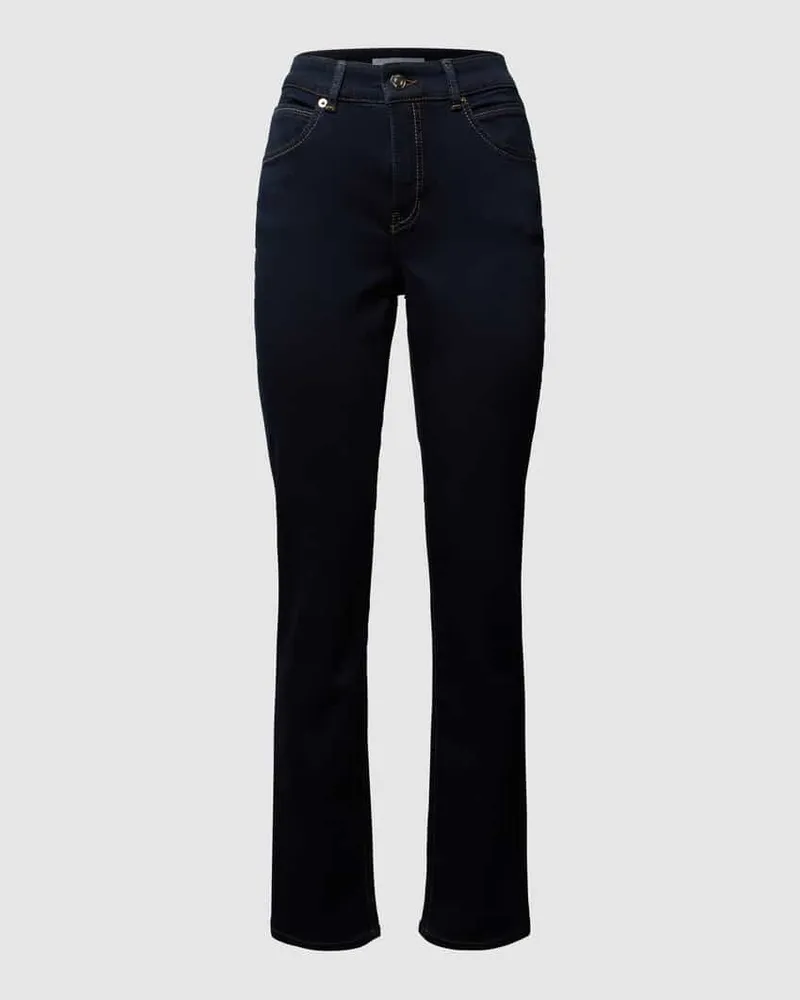 MAC Jeans Bootcut Fit Jeans mit Stretch-Anteil Modell 'MELANIE Marine
