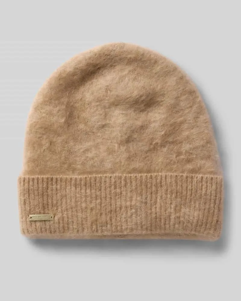 Seeberger Beanie aus reinem Kaschmir Beige